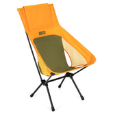 Helinox Chair One Highback frame close-up highlights durable repurposed aluminum construction for rugged use.