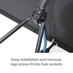 Helinox Cot Max extenders aluminum construction highlights durability with lightweight portability