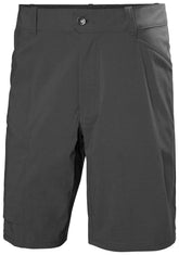 Helly Hansen ELV Light Tur Shorts front view in 980 Ebony, breathable hiking wear