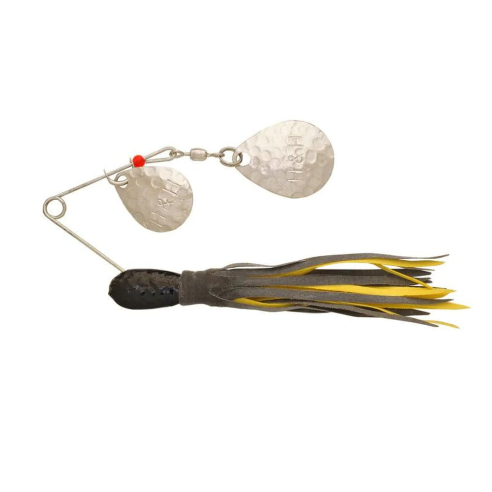 Helly Hansen H&H Double Spinner Lure 3/8 oz body for versatile casting and bass fishing.