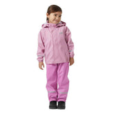 Helly Hansen Kids Bergen 2.0 PU Rainset jacket Meta Pink ready for rainy days