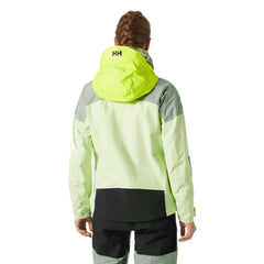 Helly-Hansen Pier Jacket 4.0 washed lime color boosts visibility and outdoor style.