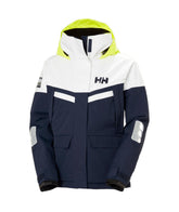 Helly-Hansen Pier Jacket 4.0 waterproof shell in navy protects you on rainy hikes