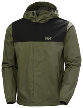 Helly Hansen Vancouver rain jacket hood adjustment provides secure fit in wet weather.