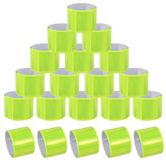 HEQUSigns reflector snap band features easy one-click closure for quick wear.