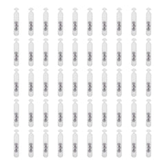 HERCHR 50 pcs fishing rattle worm jig lure insert tube rattles white - image 1