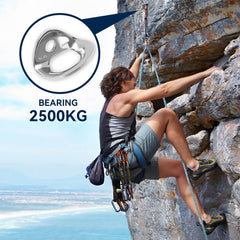 HERCHR bolt hanger pack of 10 demonstrates versatile kit for climbing setups