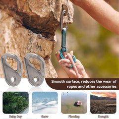 HERCHR Bolt Hanger with smooth finish to reduce rope wear