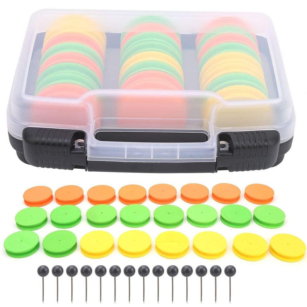 HERCHR fishing line foam spools keep lines organized and tangle-free.