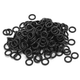 HERCHR fishing rubber O Ring 200pcs bulk in a labeled bag for easy storage.