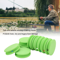 HERCHR fishing line organizer keeps hooks secure and protected.