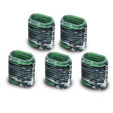 HERCHR rubber reel handle grip sleeve on green handle improves control and reduces fatigue.