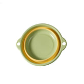 HERCHR small collapsible wash basin with foldable design for camping and on-the-go dishwashing.