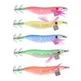 HERCHR squid jig set glow-in-the-dark for night fishing