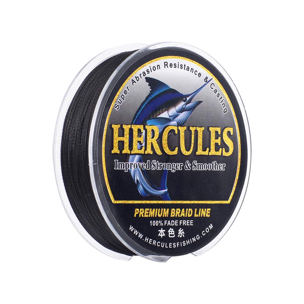 HERCULES braided fishing line not fade maintains color during saltwater and freshwater fishing
