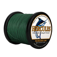 HERCULES braided line knot-strength highlights secure knots for bigger fish.