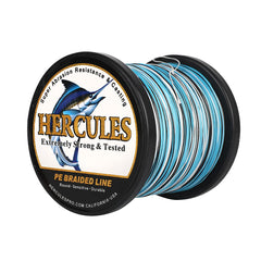 HERCULES braided line zero-stretch design shown for highly sensitive bite detection.