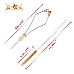 HERCULES fly tying kit bobbin threader assists threading fine threads easily
