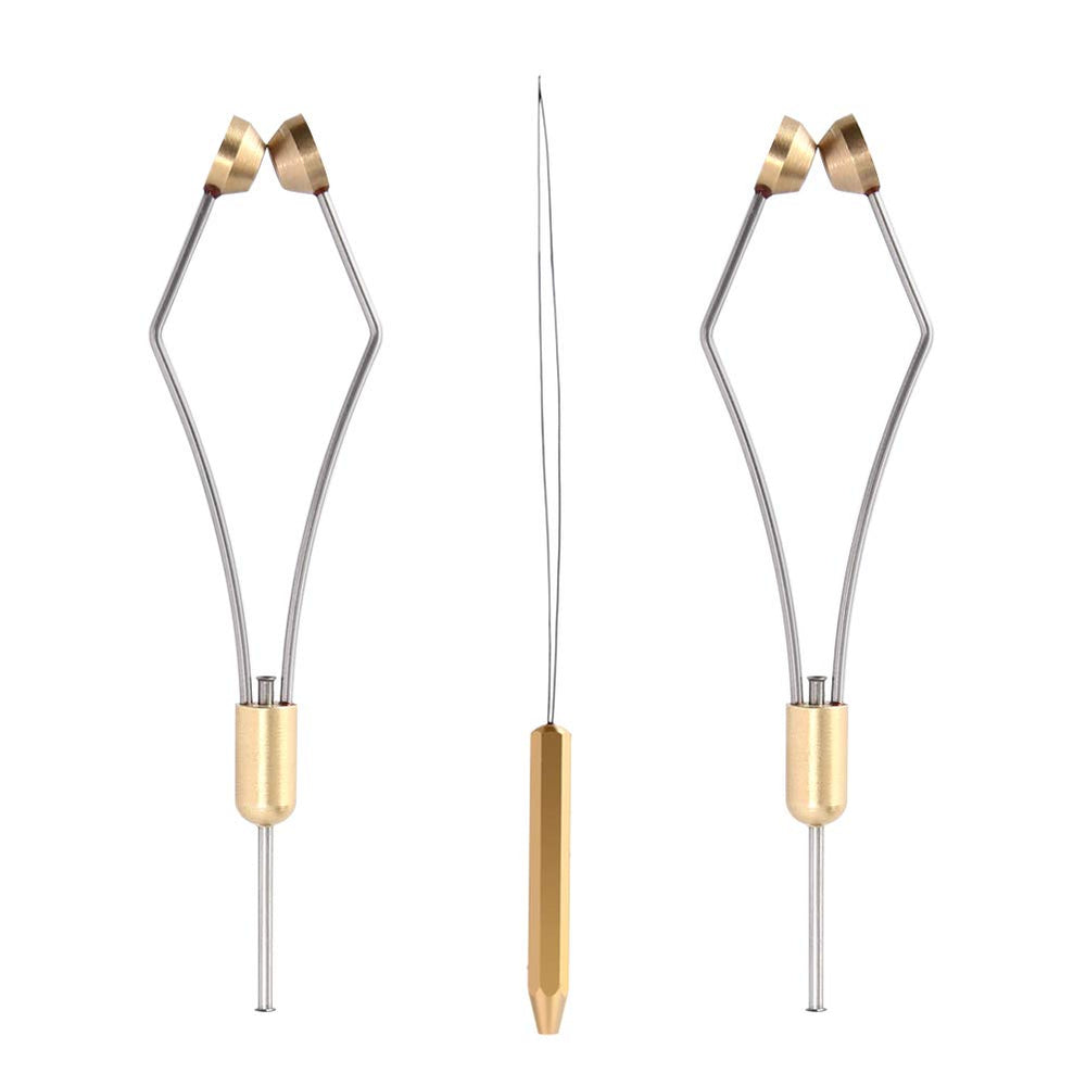 HERCULES bobbin holder close-up shows steady tension for precise fly tying