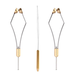 HERCULES bobbin holder close-up shows steady tension for precise fly tying