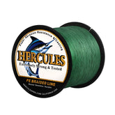 HERCULES Super Cast 1000m spool shows smooth braid for long casts.