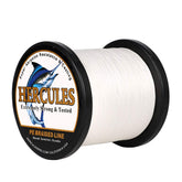 HERCULES Super Cast braided line on spool showing smooth long-distance casting potential for saltwater reels