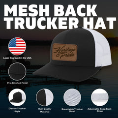 Heritage Pride deer hunting embroidery for an authentic outdoor look