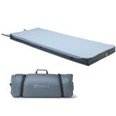 HEST Foamy Wide roll-transport demonstrates easy packing for camping trips with no pump required.