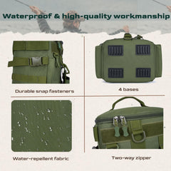 Reinforced bottom and waterproof 900D Oxford fabric
