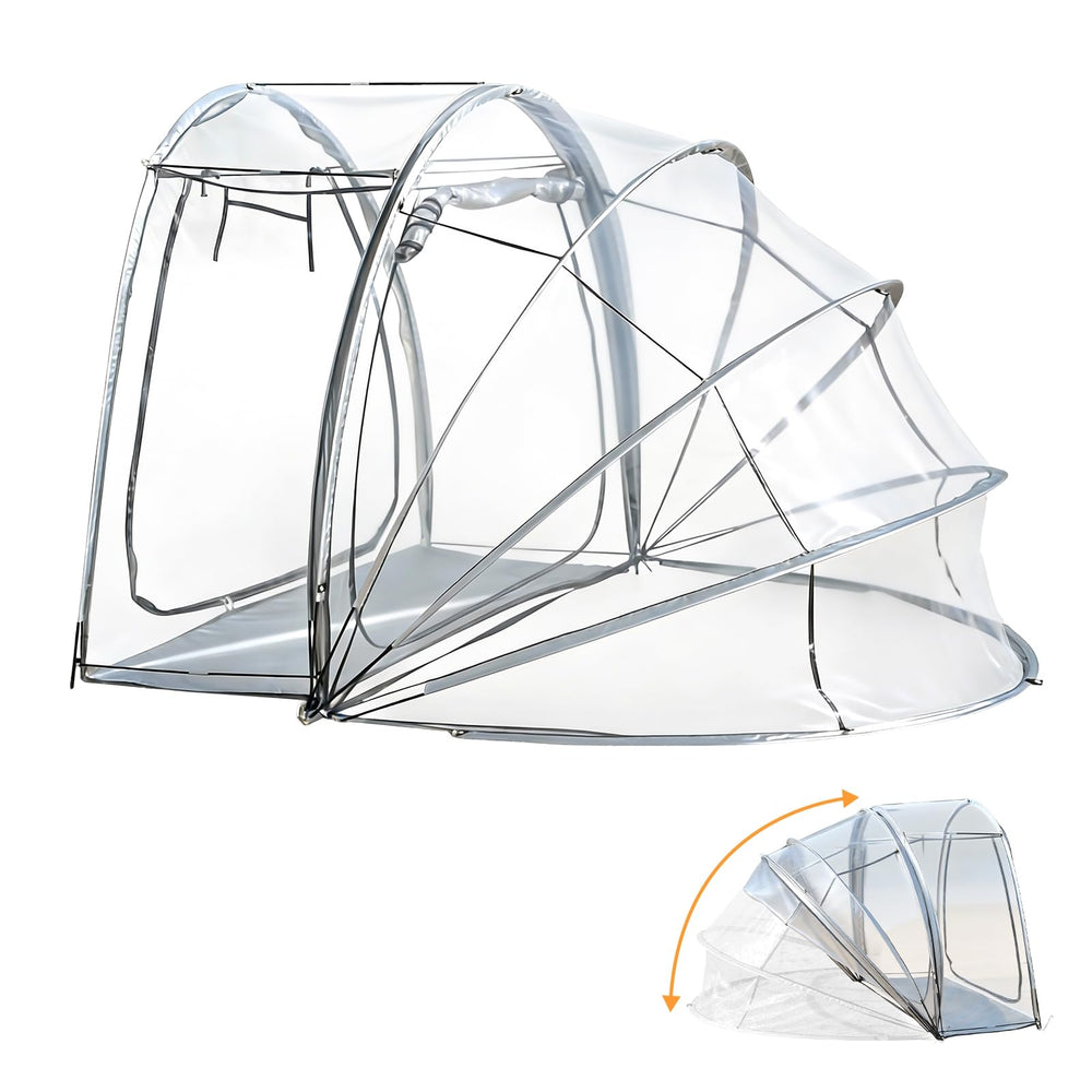 HEVIRGO bubble tent four-person setup for quick outdoor shelter