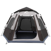 HEWOLF tent pop-up setup demo shows quick shelter for family trips