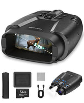 HEXEUM night vision goggles 4K screen delivers crisp evening views for wildlife watching.