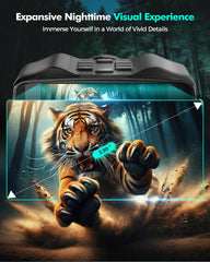 HEXEUM Night Vision Goggles screen display for real-time viewing