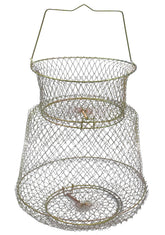 HEXJOZEI metal fish basket 12x14 in folded state
