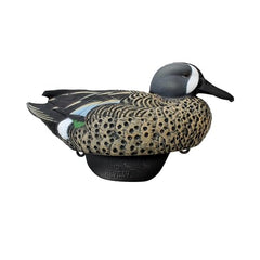 Heyday Blue Wing Teal decoy with HollowCore body reduces weight on water.