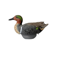 Heyday Green Wing Teal decoys dual-keel movement for natural glide.