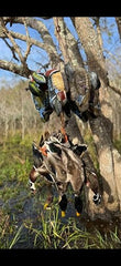 HEYDAY Wood Duck Decoys Water Exit Port drains water quickly to stay buoyant
