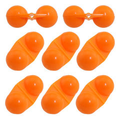 Heyous double-rattle orange beads for fishing - image 4