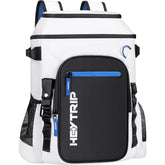 Heytrip cooler backpack front view shows 36-can capacity for outdoor meals