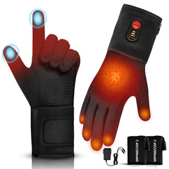 hfshimlux heated glove liner in packaging ready for cold outdoor days