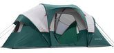 HG HIKERGARDEN 10-person tent floor plan highlights roomy space for group camping.