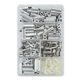HI-SEAS Aluminum Single Sleeves Rigging Kit — 285pc total with storage box