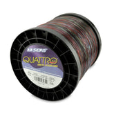 Hi-Seas Quattro spool with 150 lb monofilament for tough saltwater targets.