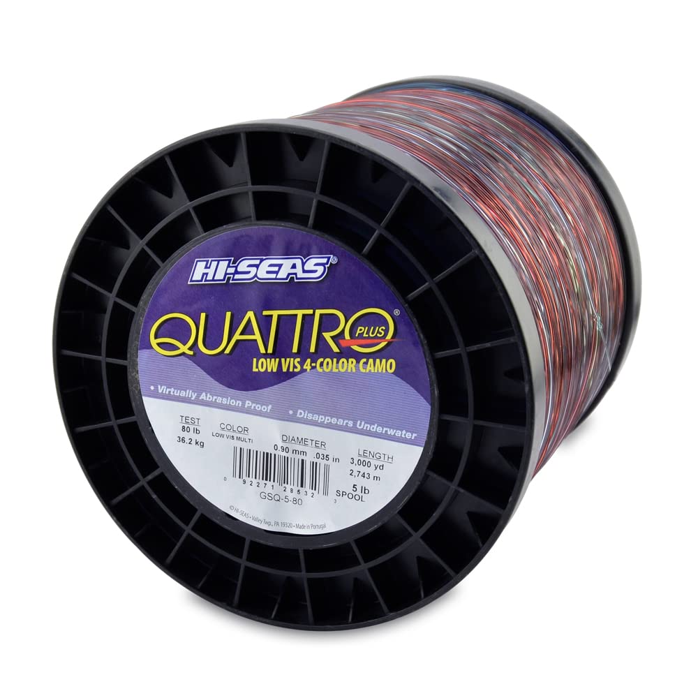 Hi-Seas Quattro 80lb spool shows strength for big saltwater game