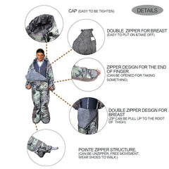 HI SUYI 72-inch sleeping bag warmth and comfort for cool outdoor nights
