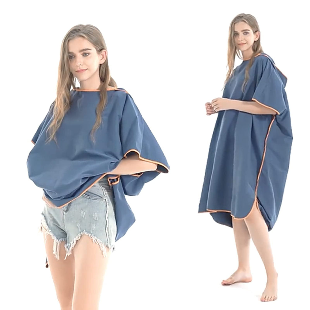HI SUYI quick dry surf poncho for beach comfort and privacy