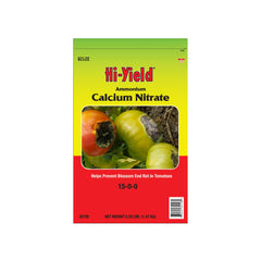 Hi-Yield ammonium calcium nitrate granules for balanced soil nutrition and healthy plant growth.