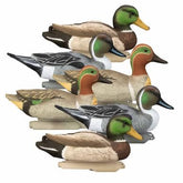 Higdon Outdoors standard late-season puddle pack decoys with realistic multi-species detail for drawing wary ducks.