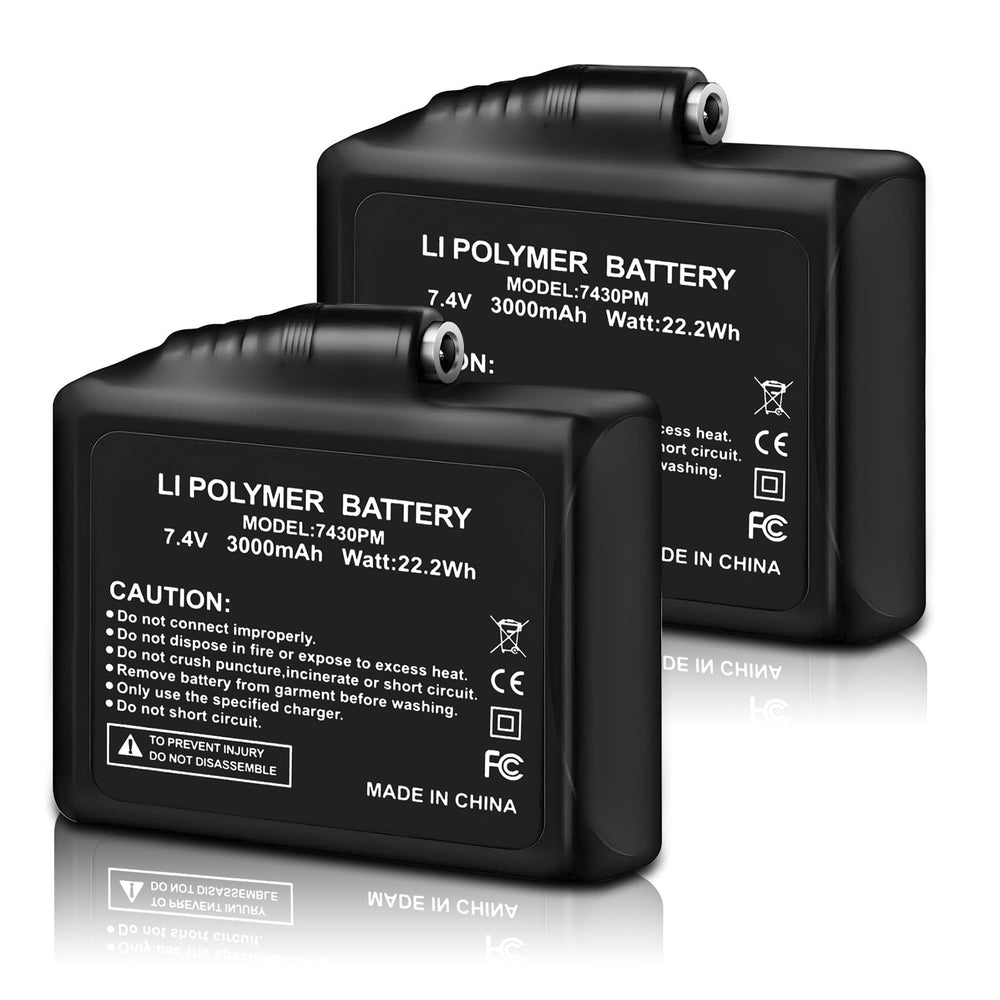 HIFIDECKY battery pack two-pack powers heated gloves and gear