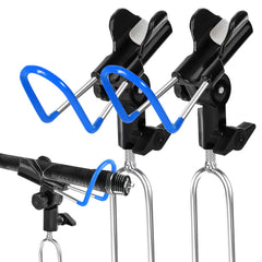 Hifisher Upgraded rod holder for bank with 360° rotation, ideal for hands-free shoreline fishing.
